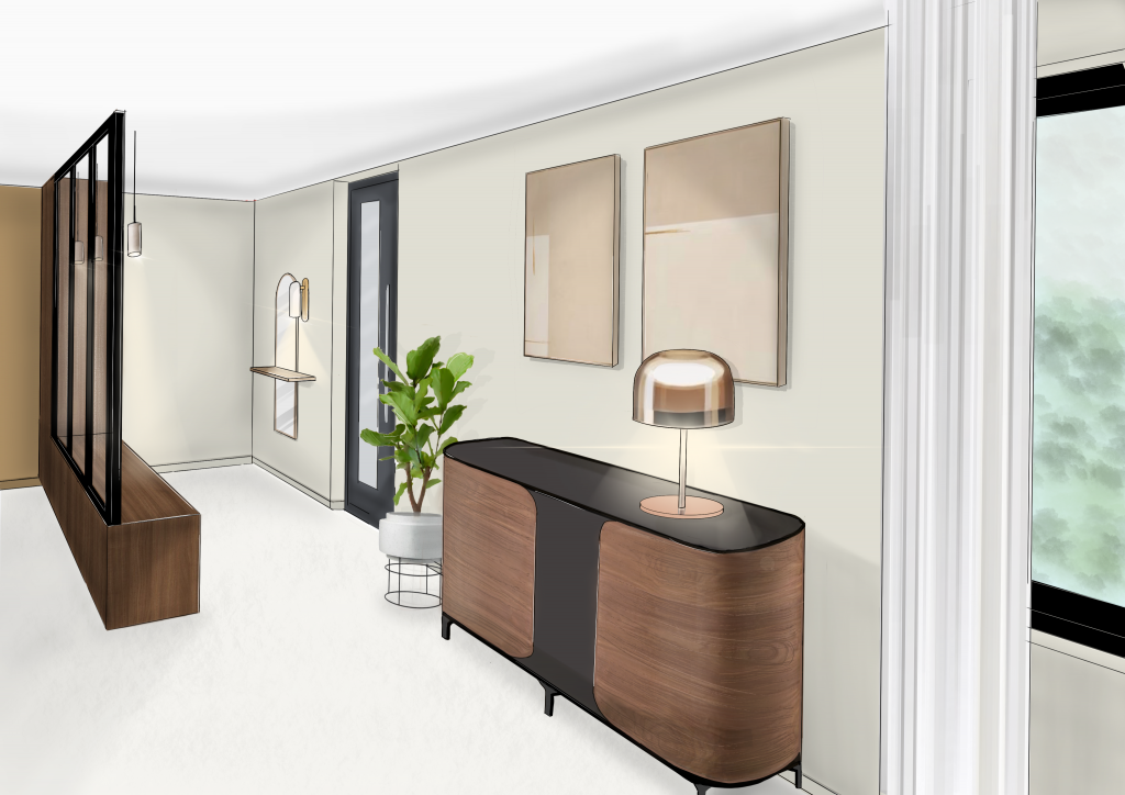 Projet décoration Entrée